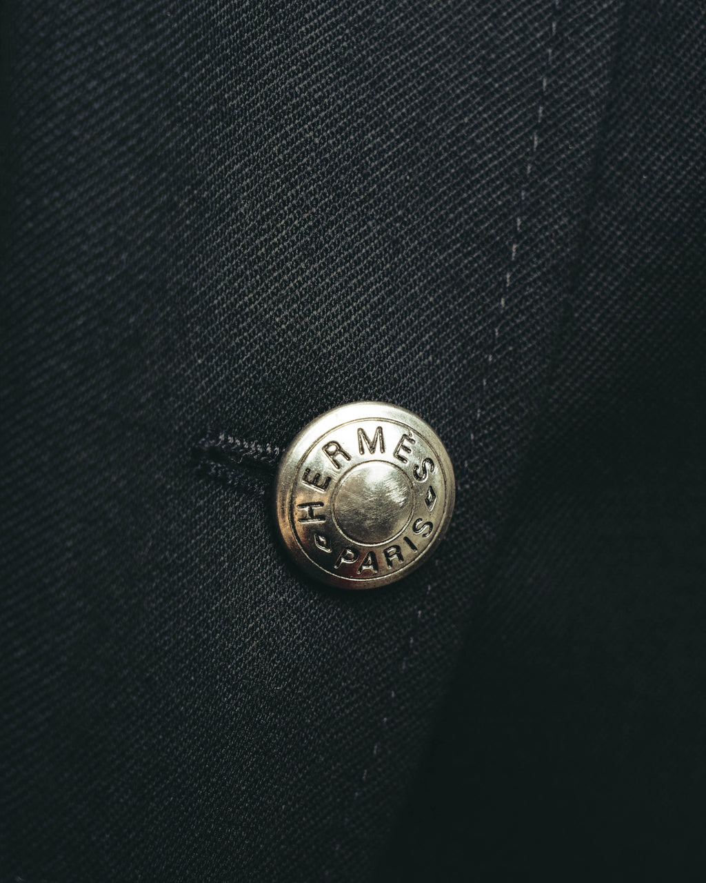 -SPECIAL- “HERMES” 00’s Technical wool equestrian jacket with red lining