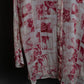 "John Galliano" 100% silk tropical floral regular collar shirt