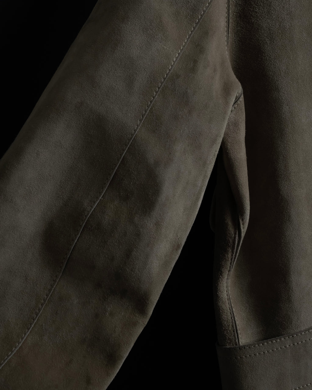 "LOUIS VUITTON" 00's Marc Jacobs period double-breasted suede coat