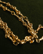 "Christian Dior" 80's-90's Gold tone chain necklace