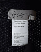 "YOHJI YAMAMOTO" 19AW Oversized cape knit cardigan