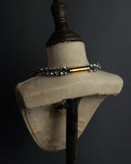 "DRIES VAN NOTTEN" 2022's Double crystal detail magnetic choker