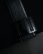 "Salvatore Ferragamo" 90’s-00’s Archive shoe embossed leather shoulder bag