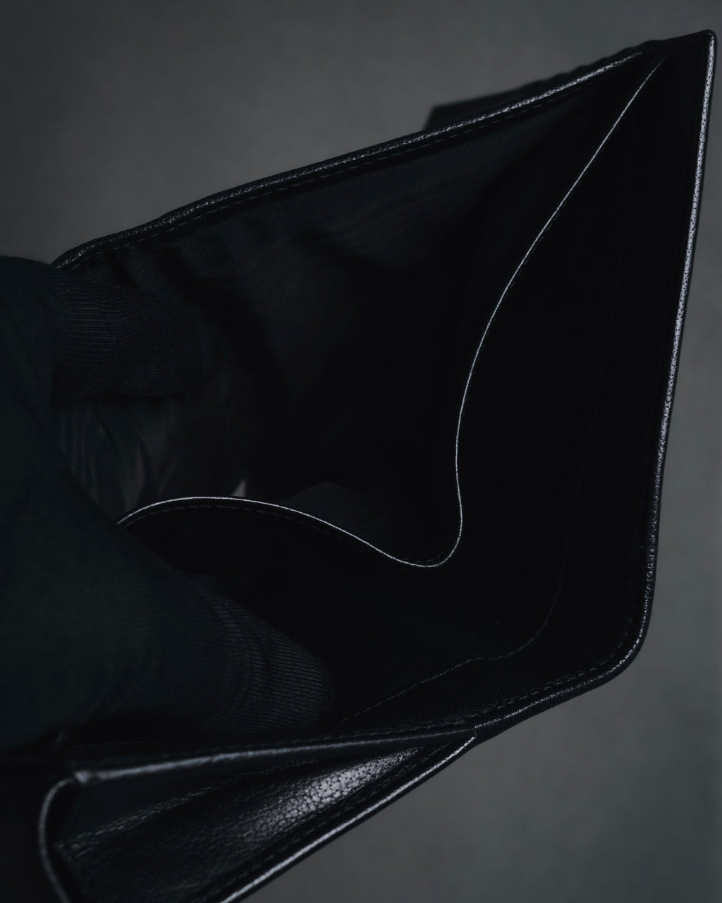 "YVES SAINT LAURENT" Stud-embellished monogram bi-fold wallet