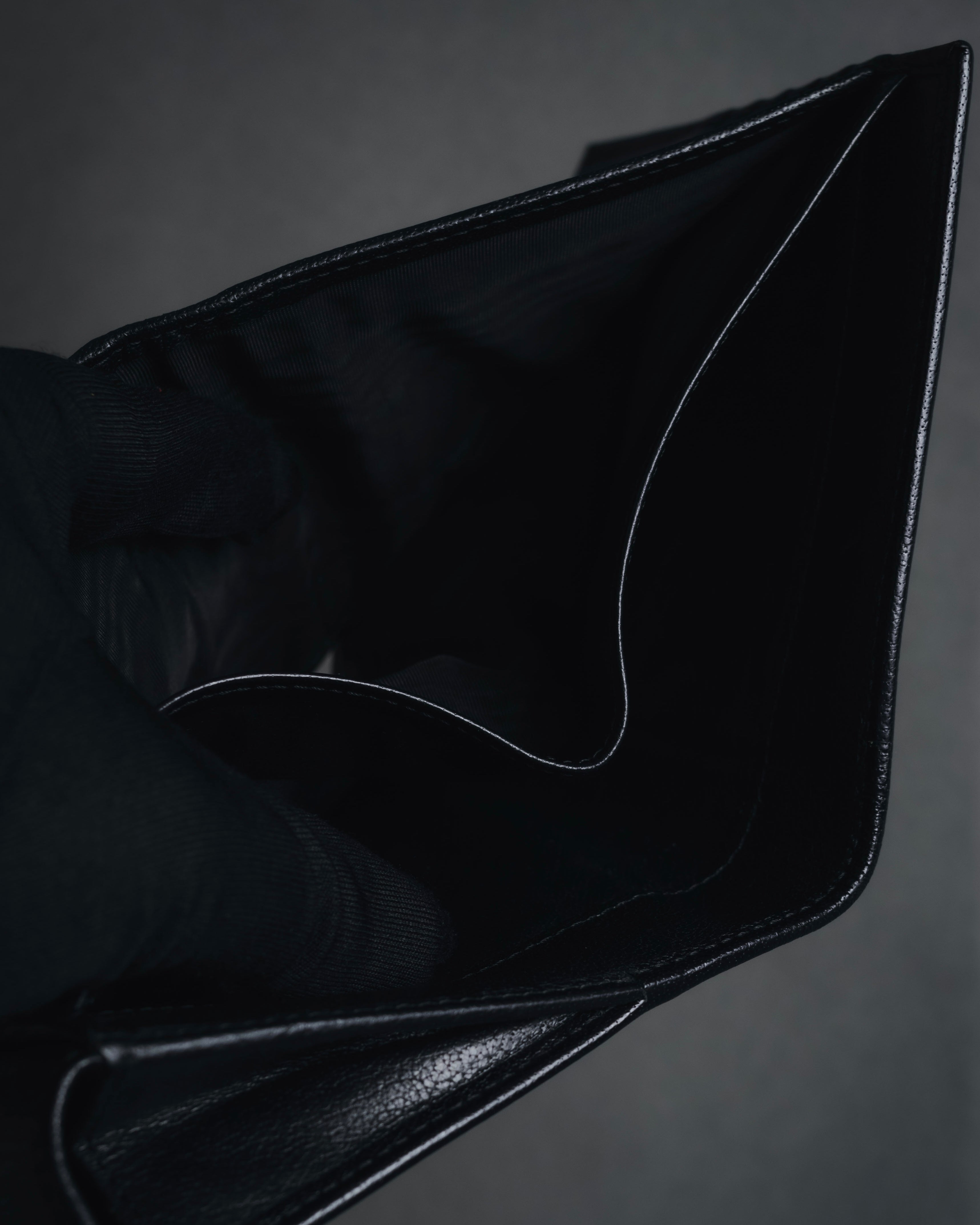 "YVES SAINT LAURENT" Stud-embellished monogram bi-fold wallet