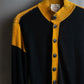 "Vivienne Westwood" Two-tone ribbed switching cardigan