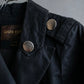 "LOUIS VUITTON" Metal button detailing belted trench coat