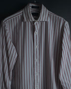 "Christian Dior" 80’s classic striped cotton dress shirt