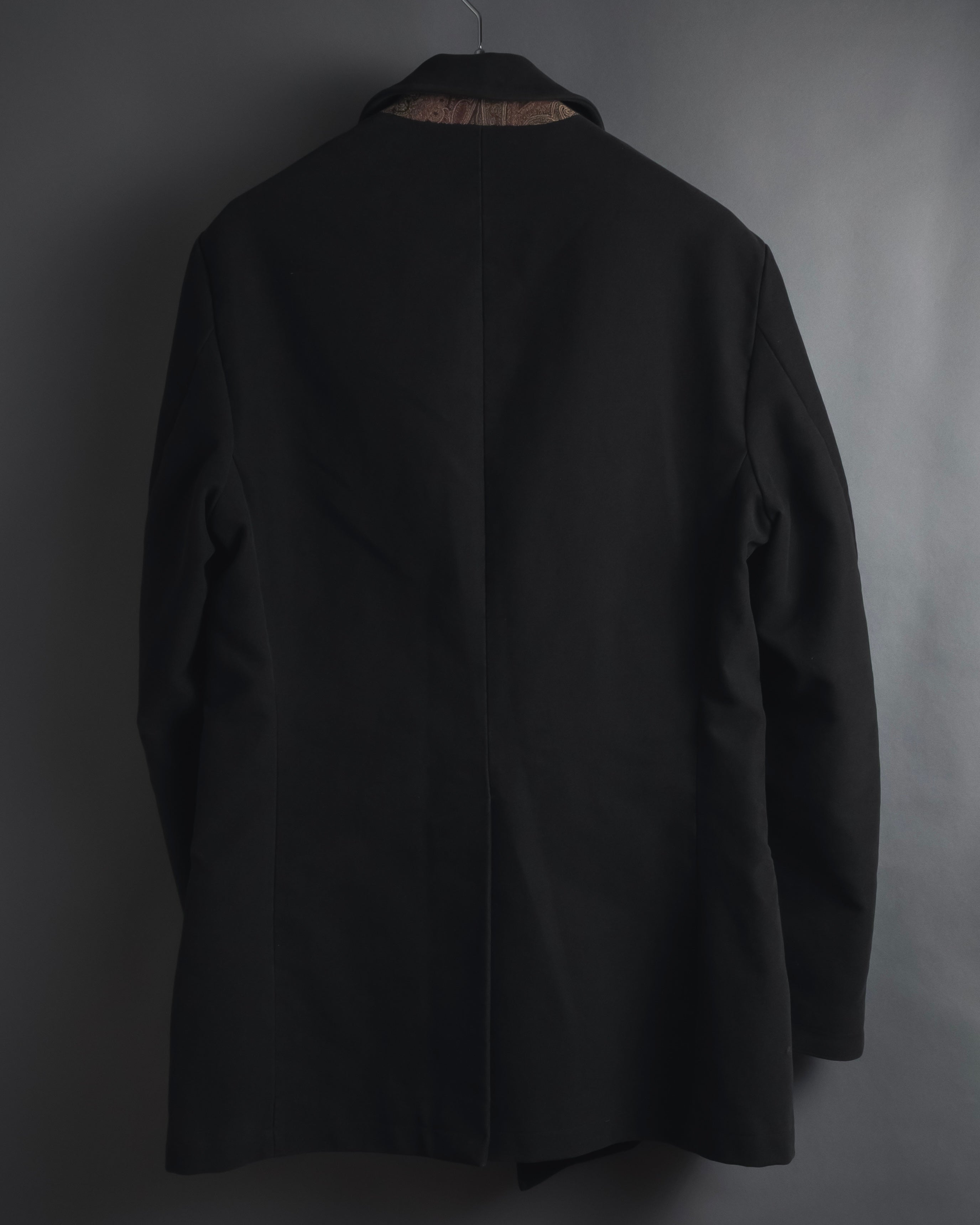 "ETRO" 08AW graphic-lined double-breasted coat