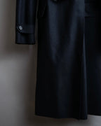 "MIU MIU" Crest brooch design belted trench coat
