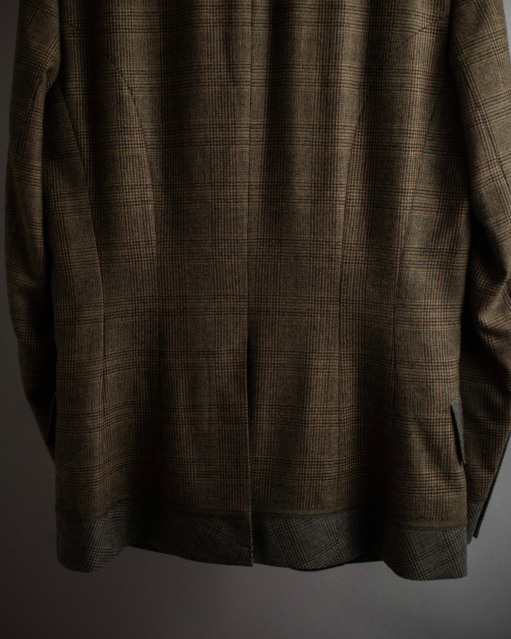 "PAUL SMITH" Flaming detail glen plaid set up