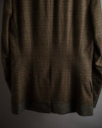 "PAUL SMITH" Flaming detail glen plaid set up