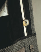 -SPECIAL- “GUCCI” 2019-2021 Glen check double-breasted wool suit