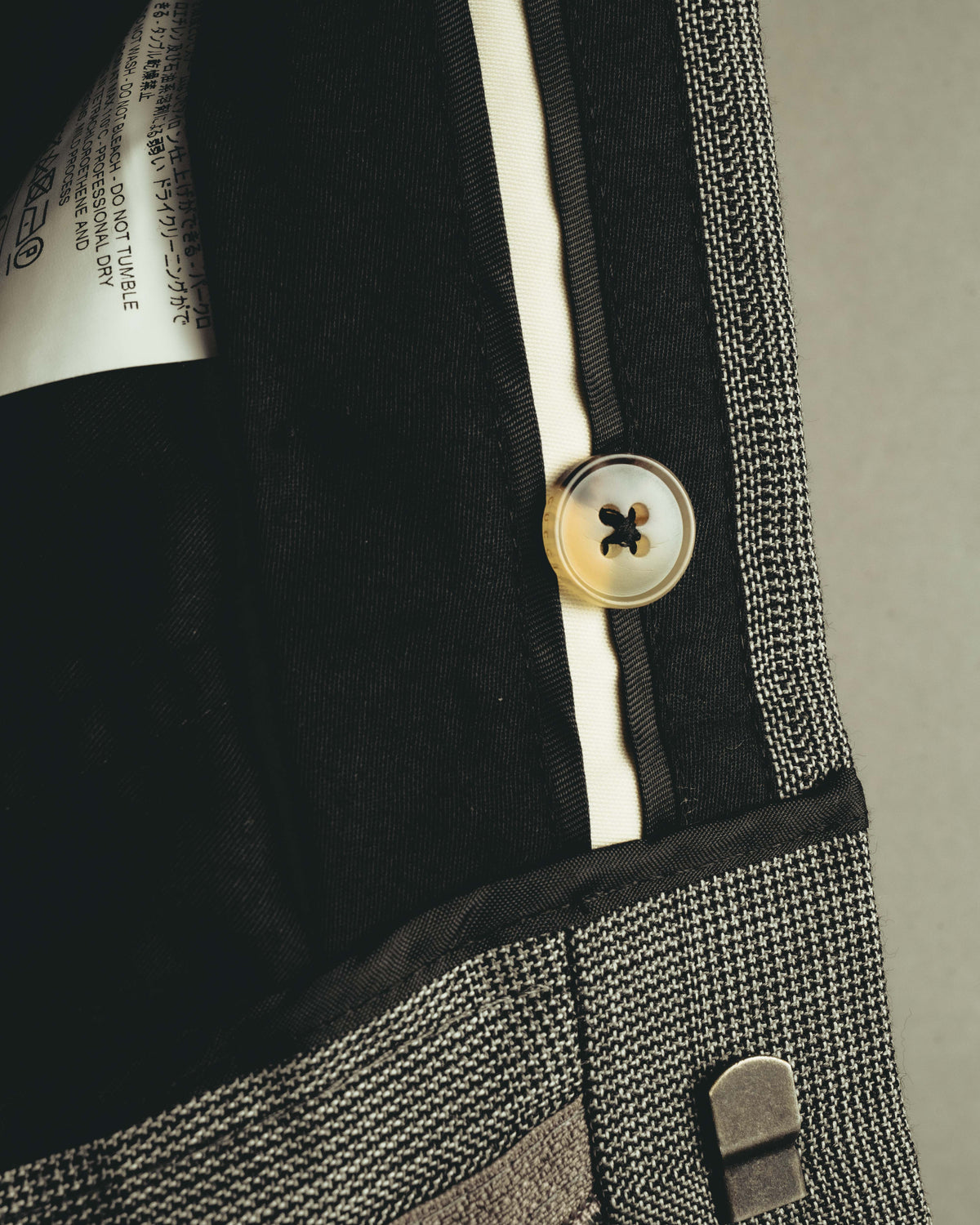 -SPECIAL- “GUCCI” 2019-2021 Glen check double-breasted wool suit