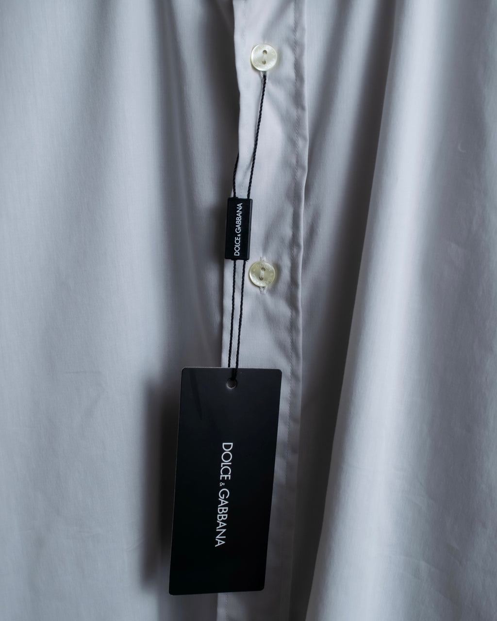 "DOLCE & GABBANA" Cuff logo engraved oversized shirt