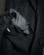 “BALENCIAGA PARIS” 90’s Cashmere blend chesterfield coat