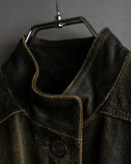 "CHANEL" 2000AW Karl Lagerfeld period calf leather vest
