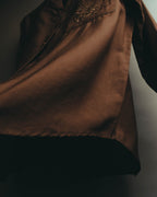 "Christian Dior" 80's  Lustrous silk blend long sleeve shirt