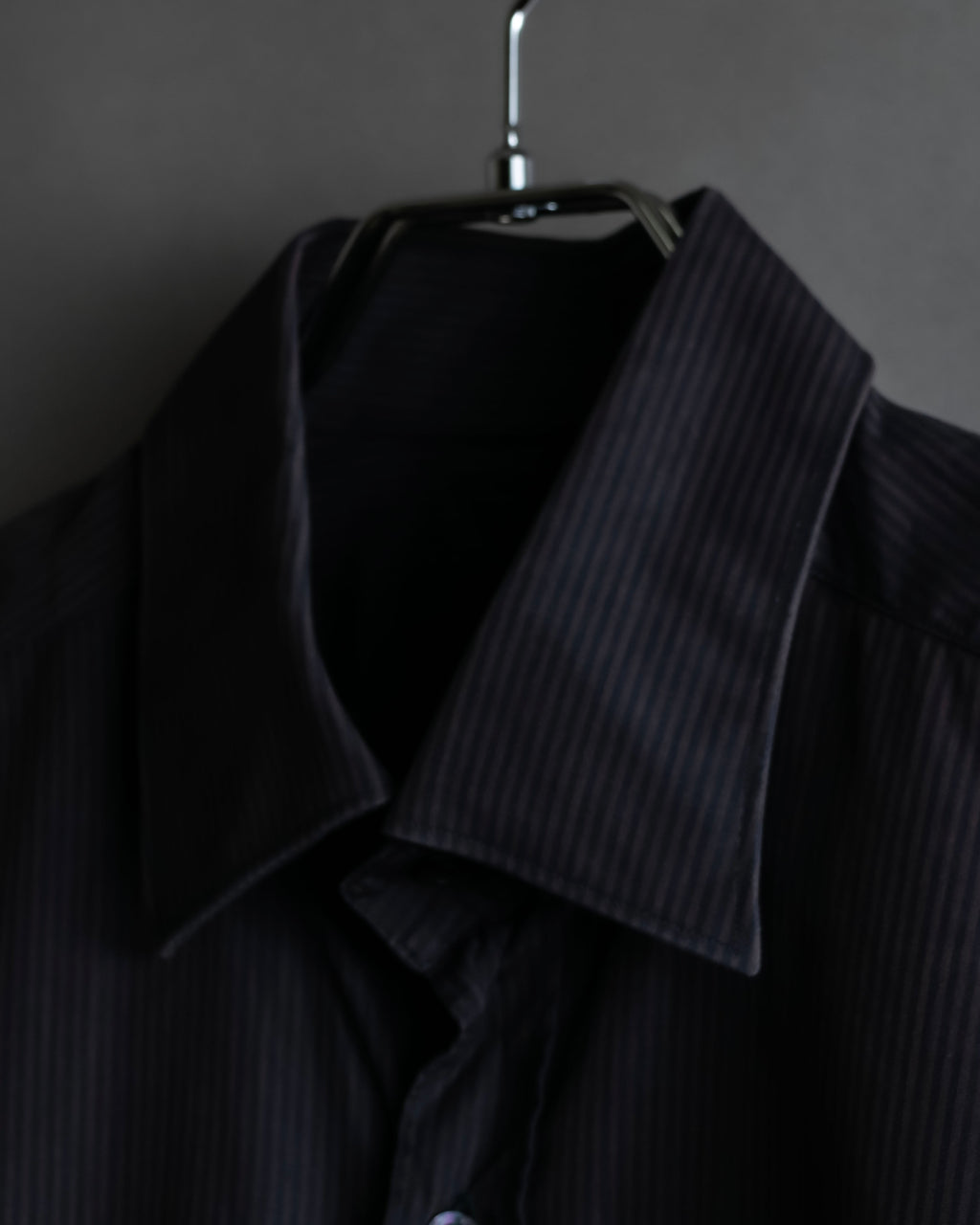 "GUCCI" Slightly glossy pinstripe oversized shirt