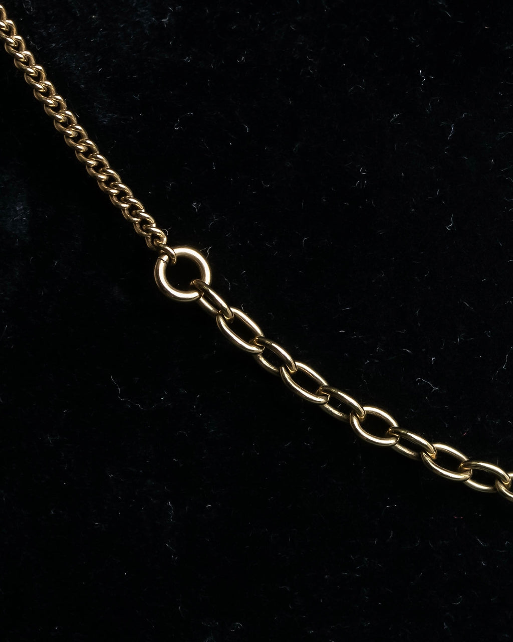 "Christian Dior" Pearl bijou gold chain necklace
