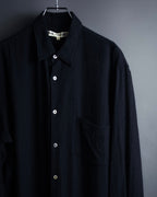 "COMME des GARCONS" 94AW Straight silhouette wool shirt dress