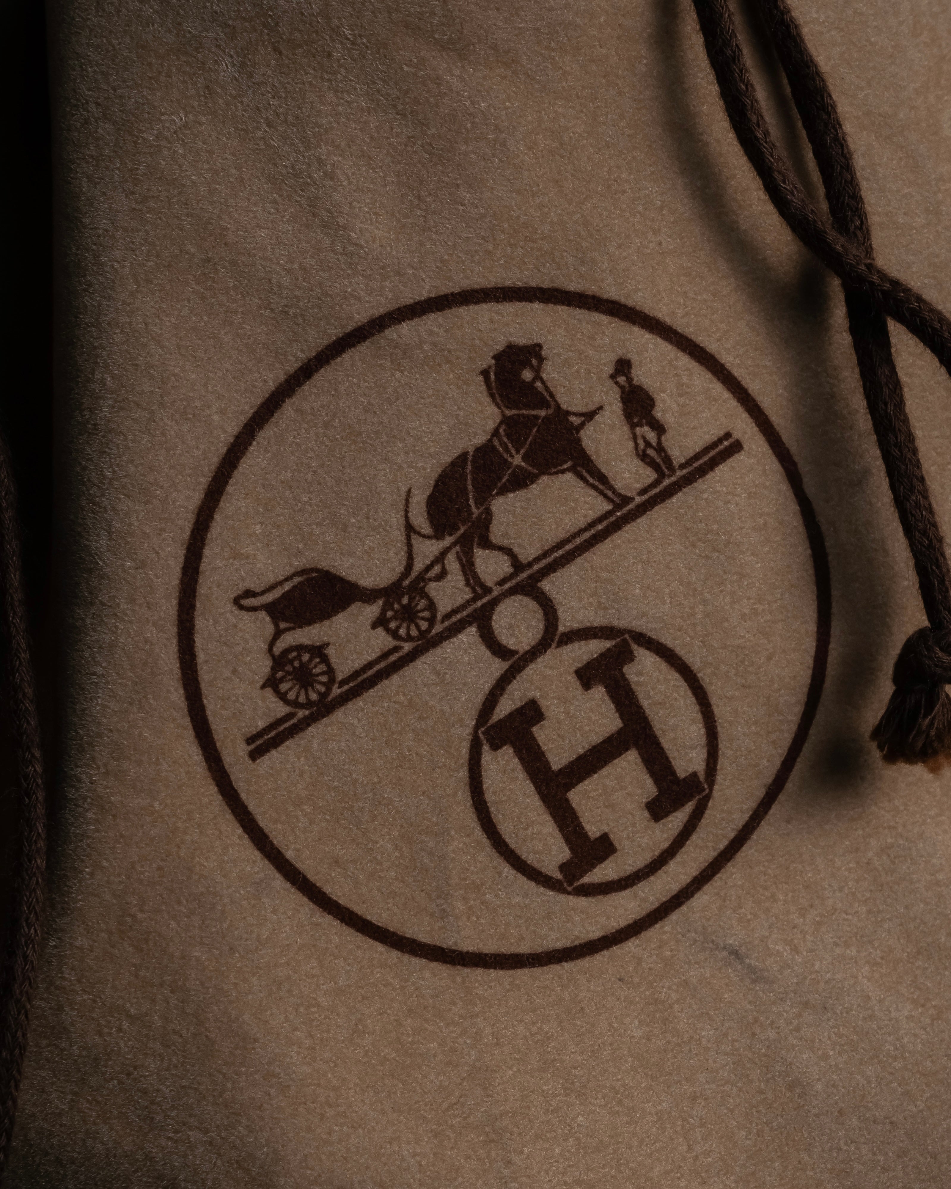 -MOOD Christmas Collection-
"HERMES" 90's-00's Gold buckle design heeled loafers