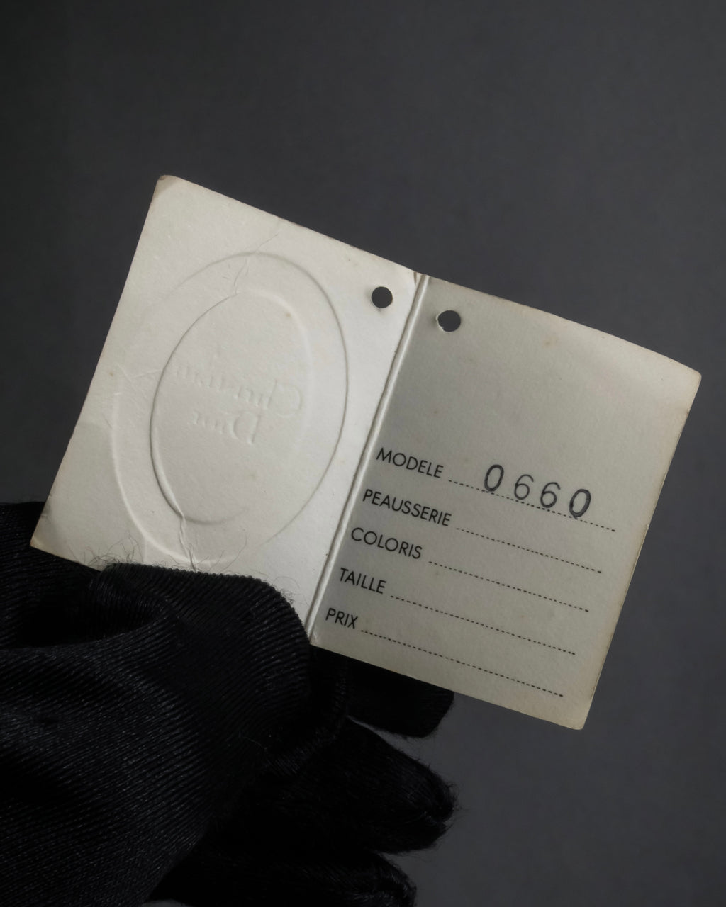 "Christian Dior" Logo buckle slim leather belt