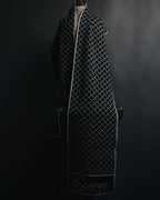 "GUCCI" 2016-2020 Script logo diamond-knit stole