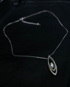 "Guy Laroche" Dancing stone diamond necklace