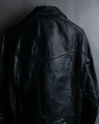 "HYSTERIC GLAMOUR" Lamb leather double riders jacket