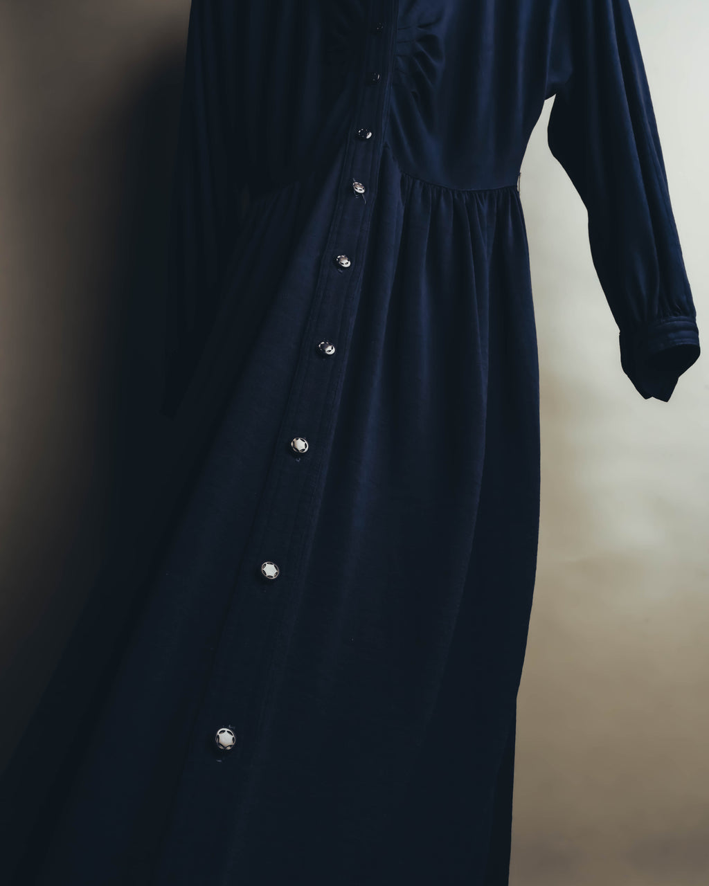 -SPECIAL- “COMME des GARÇONS” 90’s Long gathered waist button front dress