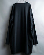 "Ground Y" Double zip design long tops