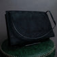 "GUCCI" Two outside pockets detailing GG monogram pattern hand bag