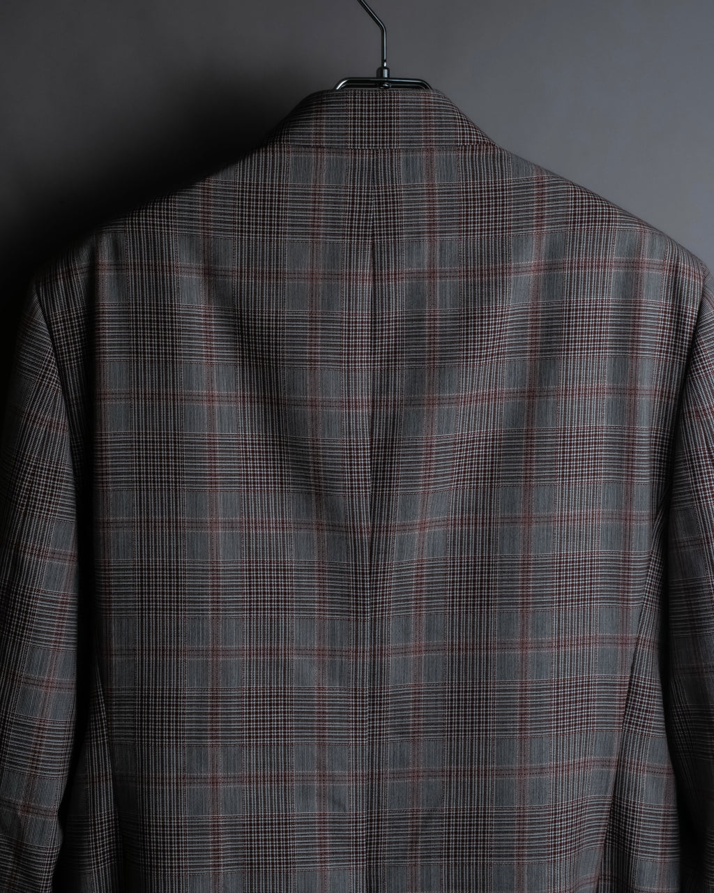 "Calvin Klein" Glen check oversized double breasted jacket