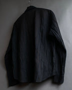 "PLEATS PLEASE ISSEY MIYAKE"
 Irregularly washed shirt jacket