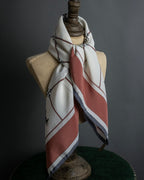 "CELINE" Horse-drawn carriage design silk scarf