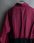 "JEAN PAUL GAULTIER FEMME"
 Waist different material switching design shirt