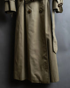 "BURBERRYS" Military detail long trench coat