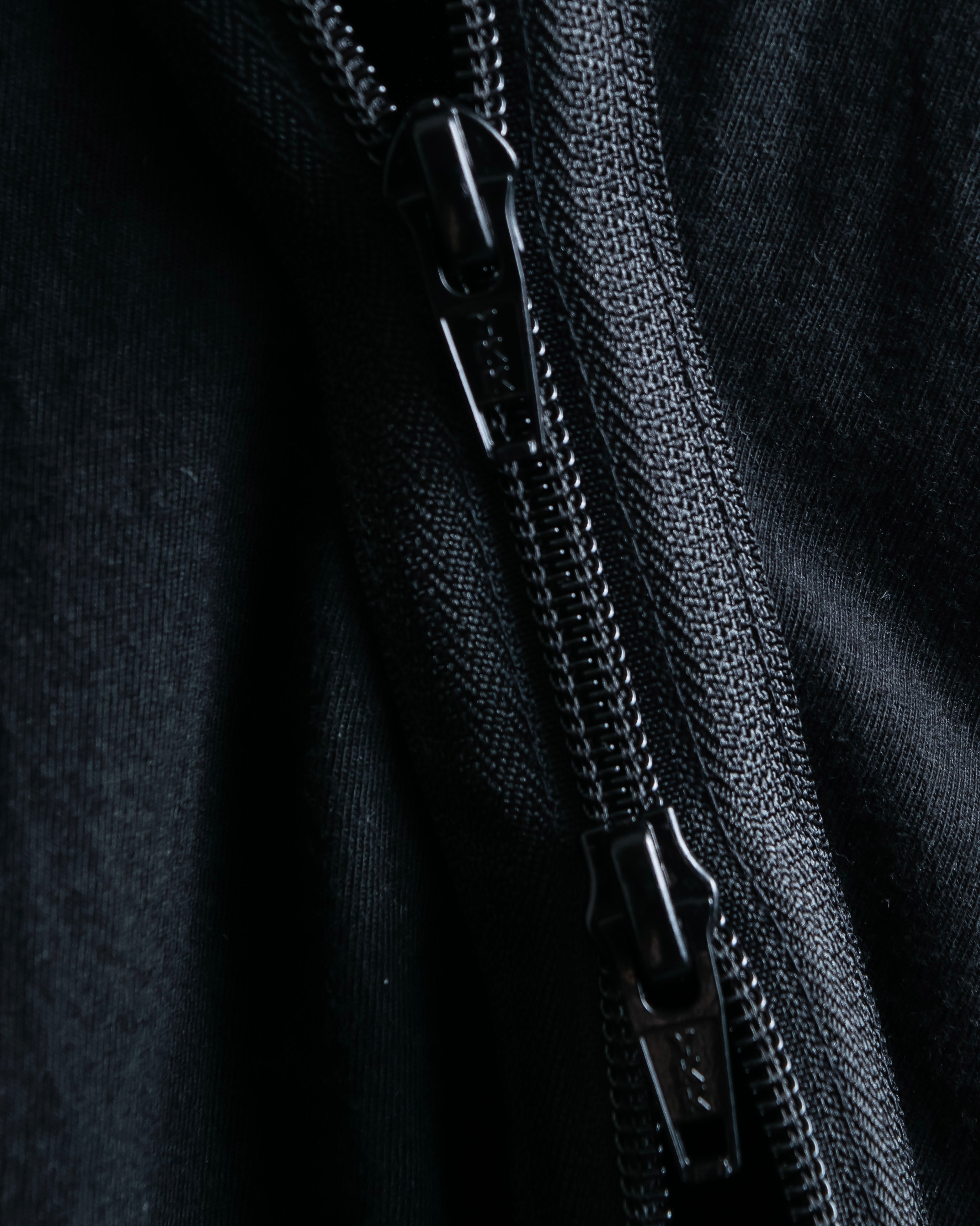 "Ground Y" Double zip design long tops