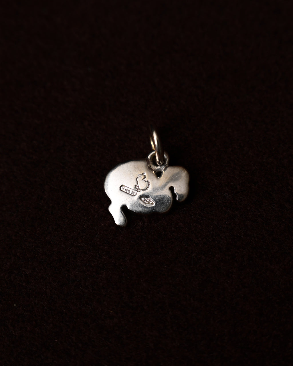POMELLATO/ “Dodo” K18 White Gold & Diamond Dodo Charm