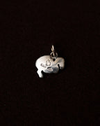 POMELLATO/ “Dodo” K18 White Gold & Diamond Dodo Charm