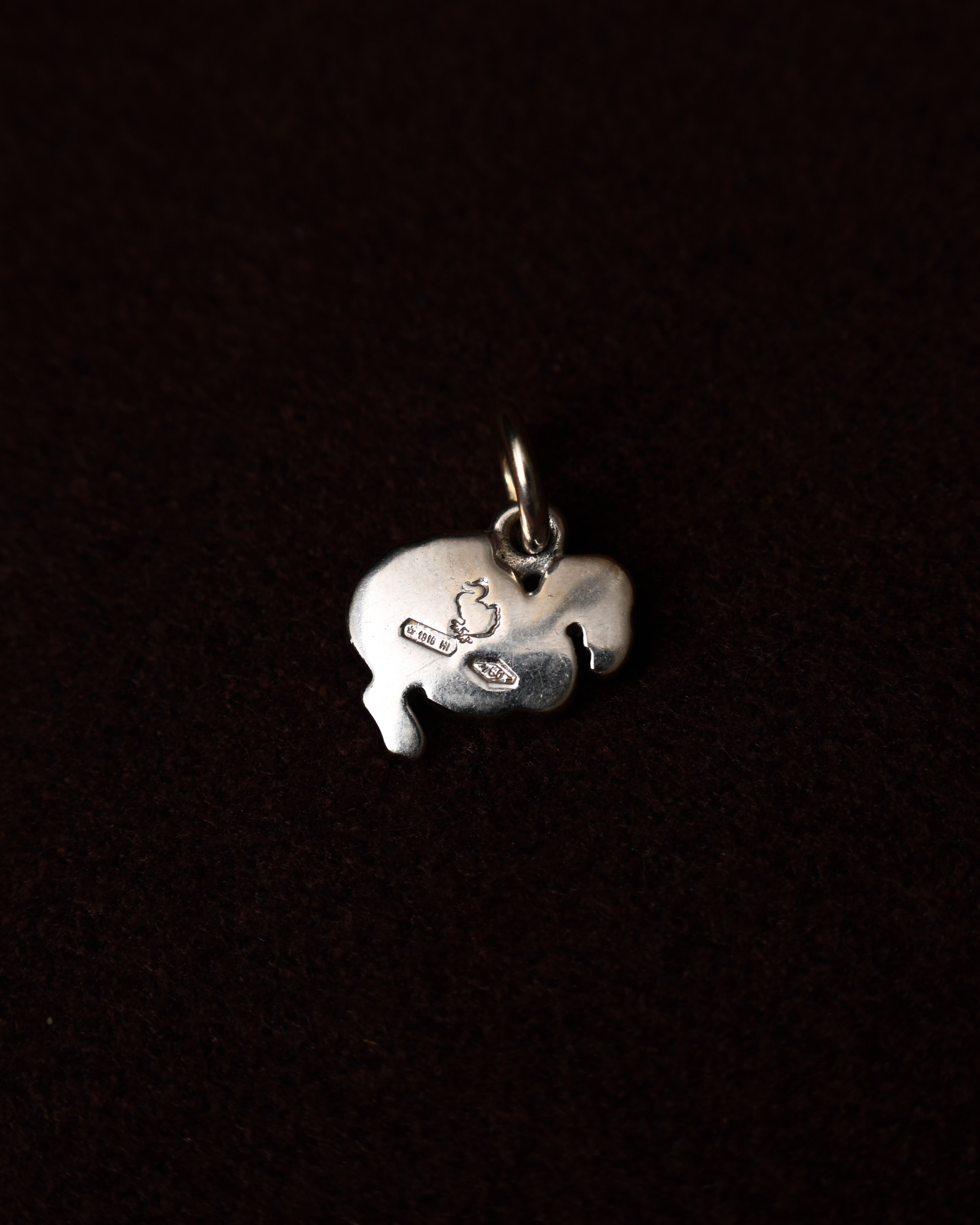 POMELLATO/ “Dodo” K18 White Gold & Diamond Dodo Charm