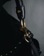 Salvatore Ferragamo Studded Gancini Top Handle Bag