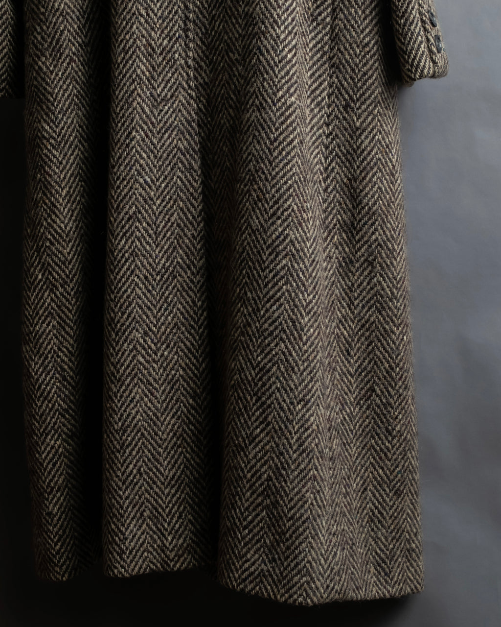 Vintage irish tweed long coat