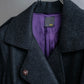 "FENDI" Snap button detail belted trench coat