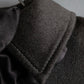 "Max Mara" Diagonal front button design stand collar jacket