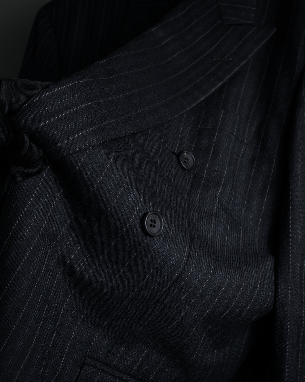 "Christian Dior" 90’s Pinstripe double breasted suit set up