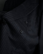 "Christian Dior" 90’s Pinstripe double breasted suit set up
