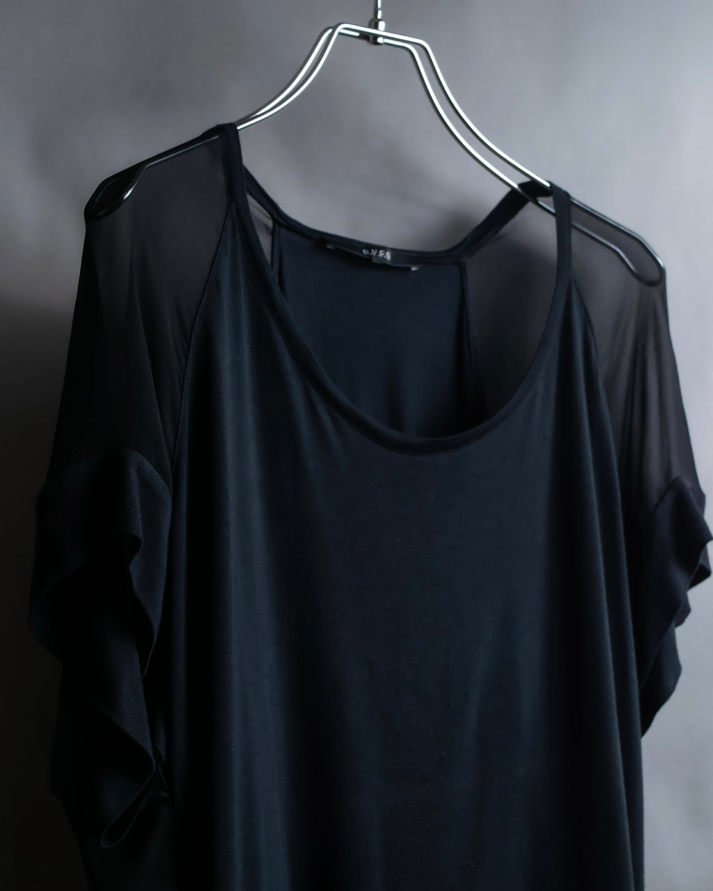 "GUCCI" Layered see-through design pullover