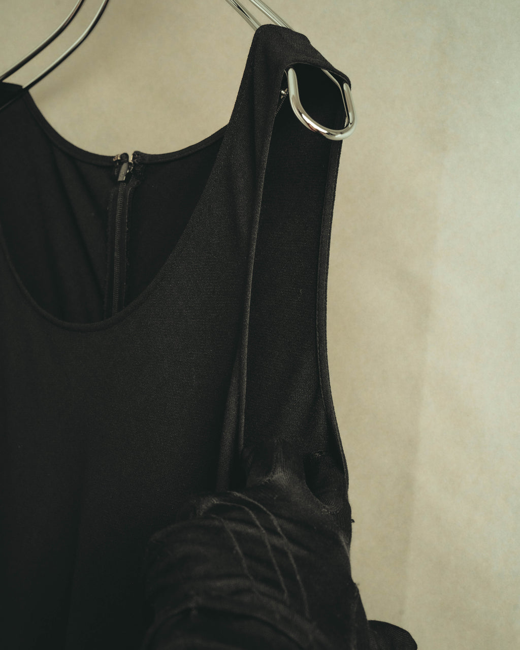 "HIROKO KOSHINO PRET" 90's-00's Elegant lace panel sleeveless maxi dress